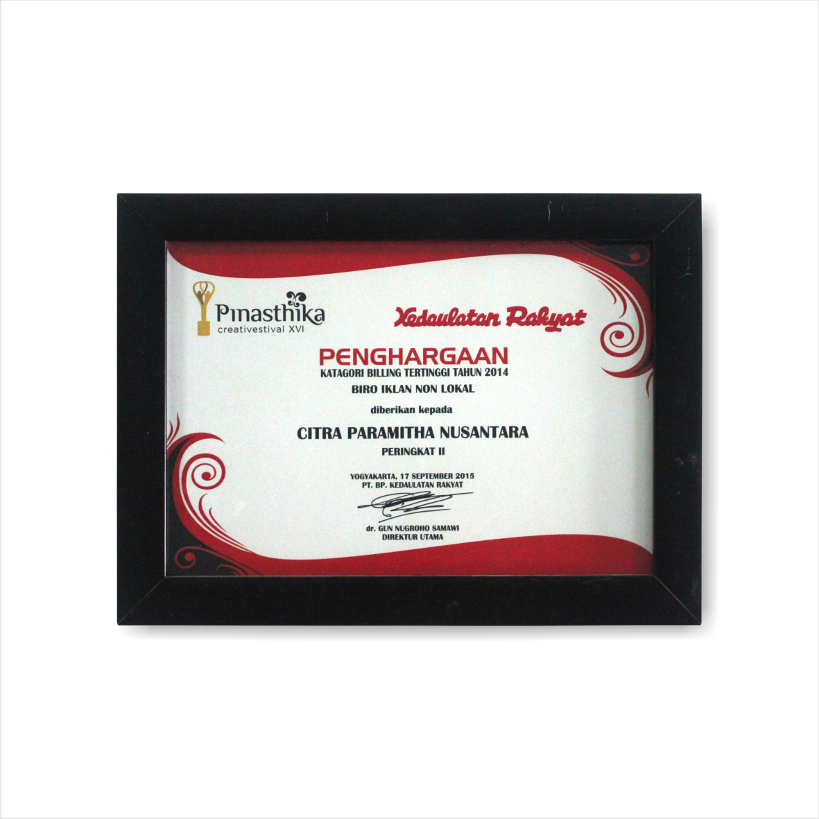 Anugerah Billing Tertinggi 2014